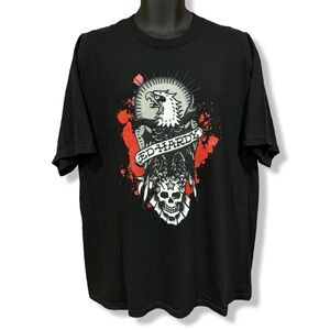 Ed Hardy Black Graphic T-Shirt